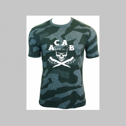 A.C.A.B.  Dead Cop   nočný maskáč-Nightcamo SPLINTER, pánske tričko 100%bavlna